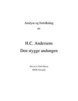 Den stygge Andungen