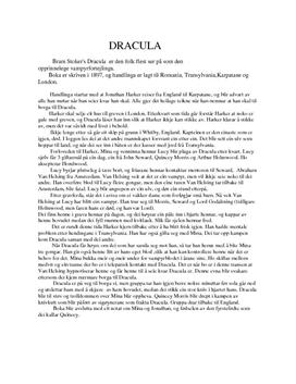 Dracula Samandrag