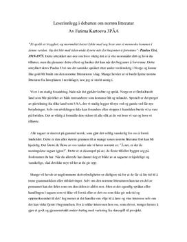 Norrøn litteratur