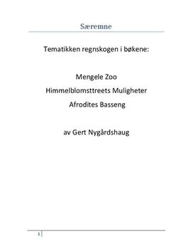 Særemne Gert Nygårdshaug