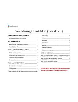 Artikkel oppskrift