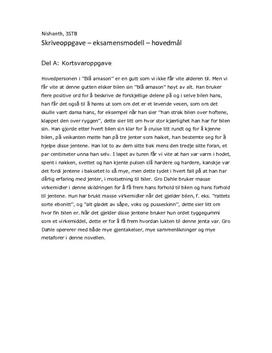 Blå amason Eksamensoppgave