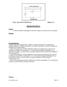 Resistivitet