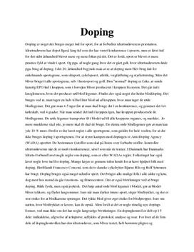 Doping