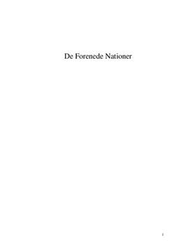 De Forente Nasjoner