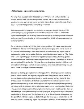 "Firkantauge" og sosial inkompetanse