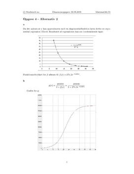 Oppgave 4  Alternativ II Matematikk S1 22.05.2009 REA3026