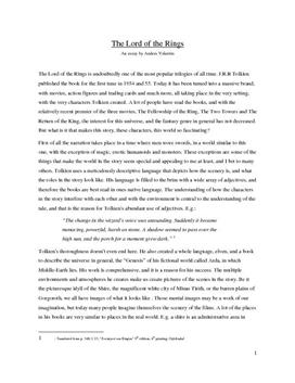 The Lord of the Rings - Ringenes herre
