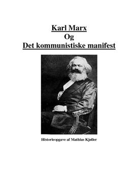 Karl Marx og Det kommunistiske manifest