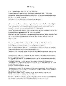 ghost story