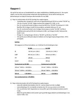 Matematikk innlevering løsning