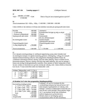 Bedriftsøkonomi eksamen vår 06
