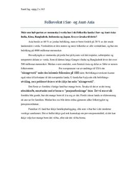 Folkevekst i Sør- og Aust- Asia