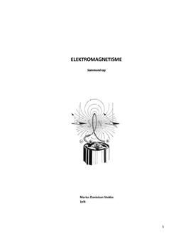 Sammendrag Elektromagnetisme