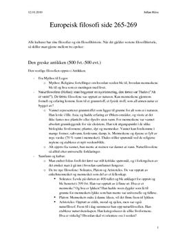 Europeisk filosofi
