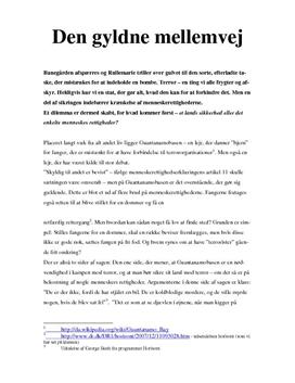 Menneskerettigheter og Guantanamobasen