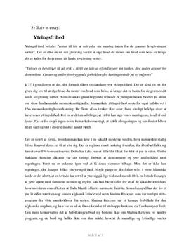 Ytringsfrihet