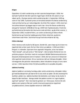 En stil om Anne Frank og andre verdenskrig.
