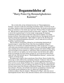 Harry Potter Og Mysteriekammeret