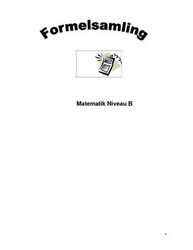 Formelsamling i matematikk