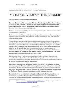 Bildeanalyse av The Eraser/London Views