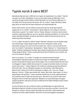 Typisk norsk å være best