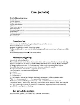 Kjemi (notater)