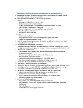 Informasjonsteknologiens muligheter og konsekvenser