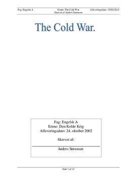 The Cold War