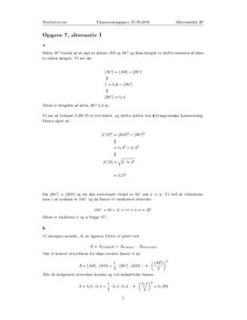 Oppgave 7, I - Matematikk 2P V08