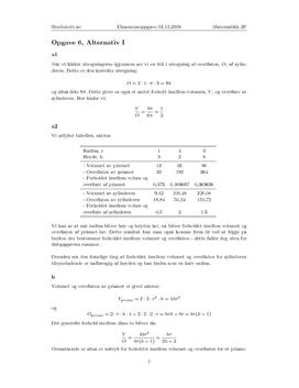 Oppgave 6, I - Matematikk 2P H08