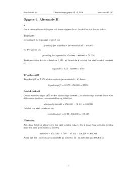 Oppgave 6, II - Matematikk 2P H08