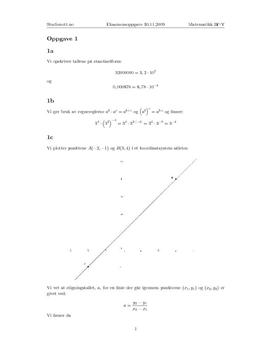 Oppgave 1  - Matematikk 2P-Y H09