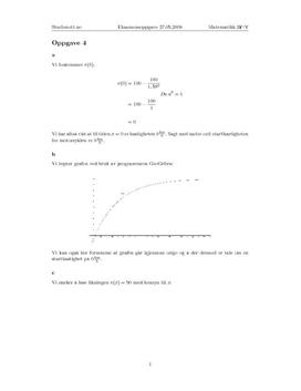 Oppgave 4. Løsningsforslag Matematikk 2P-Y. Vår 2008.