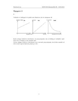 Oppgave 2 - Matematikk 2P V10