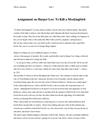Assignment on Harper Lee: To Kill a Mockingbird