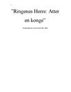 Særemne Ringenes Herre: Atter en konge