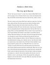 Analyse av novellen "The way up to heaven