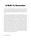 A Walk To Remember
