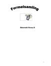 Formelsamling i matematikk