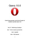 Brukermanual for å installere og bruke Opera 10