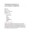 Arbeidskravsanalyse av psykologiske ferdigheter i fotball