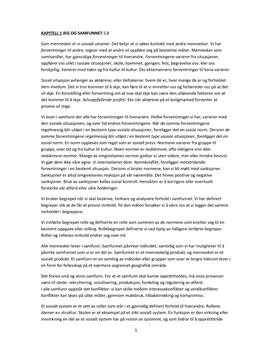 Notater for Sosiologi og sosialantropologi