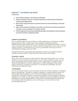 Kapitell 7 - Produksjon og arbeid | Menneske og samfunn