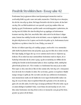 Essay fordommer 05 picture