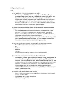 Tidslinjer 2 Test deg selv Kapittel 11 og 12