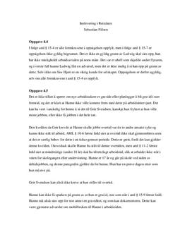 Innlevering | Rettslære 1 | Oppgave 4.4 og 4.5