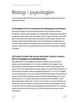 Biologi i psykologien | Sammendrag