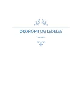 Tentamen | Økonomi og Ledelse