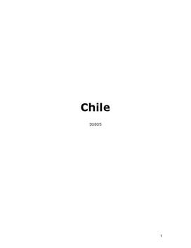 Klima og befolkningen i Chile | Prosjekt | Geofag 1